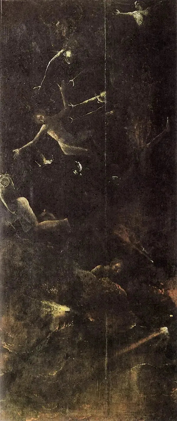 Öteki Dünyanın Görüntüleri: Cehennemde Lanetlenmişlerin Düşüşü - Hieronymus Bosch