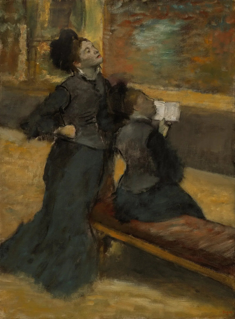 Bir Müzeyi Ziyaret - Edgar Degas