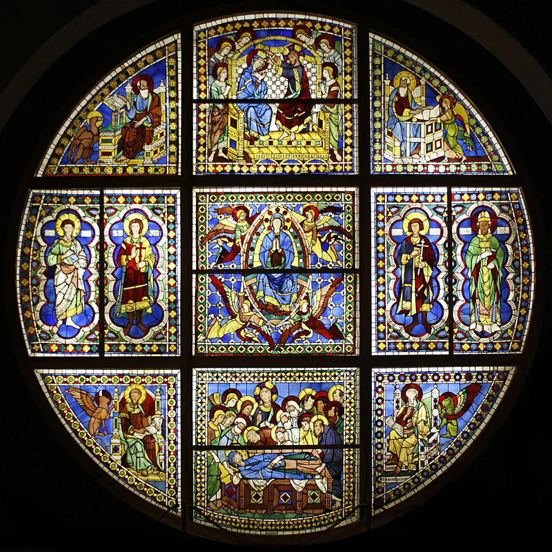 Siena Katedrali Vitrayı - Duccio di Buoninsegna
