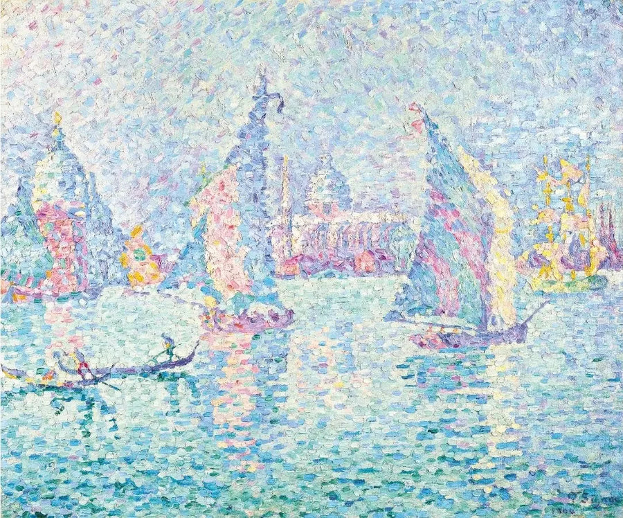 Sisler İçindeki Yelkenler. Giudecca Kanalı - Paul Signac