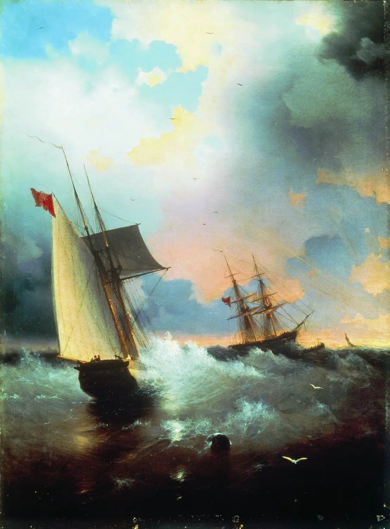 Yelkenli Tekne - Ivan Aïvazovski