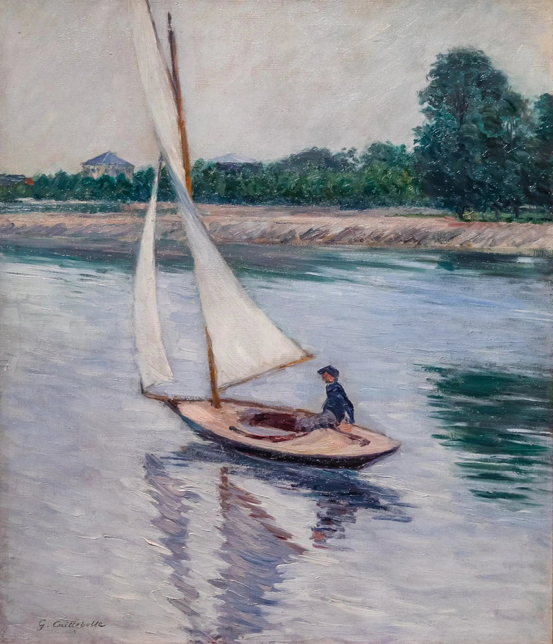 Seine Nehri'nde Argenteuil'de Yelkenli - Gustave Caillebotte