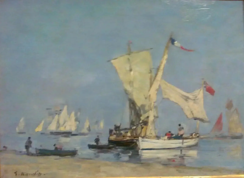 Yelkenliler - Eugène Boudin