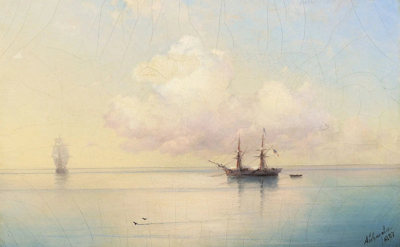 Sakin havalarda yelkenliler - Ivan Aïvazovski