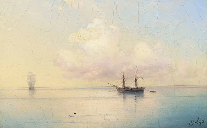 Sakin havalarda yelkenliler - Ivan Aïvazovski