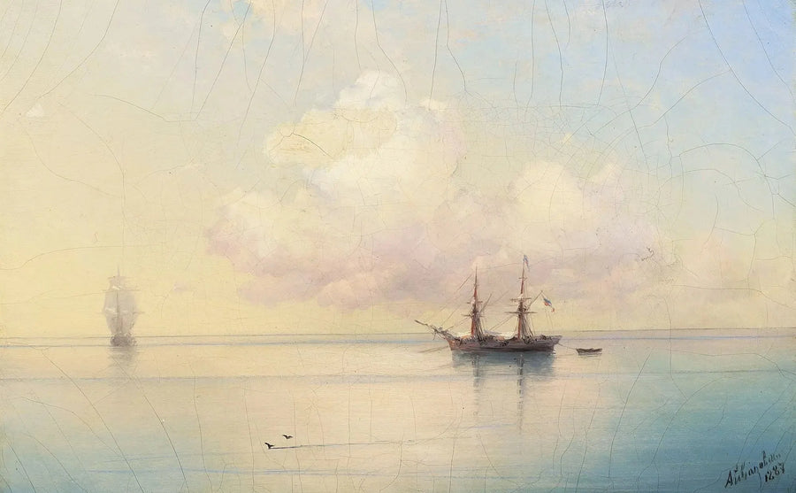 Sakin havalarda yelkenliler - Ivan Aïvazovski