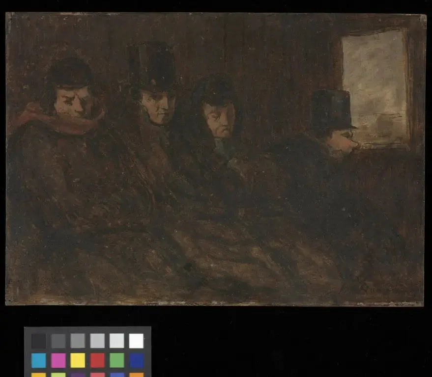 İkinci sınıf araba - Honoré Daumier