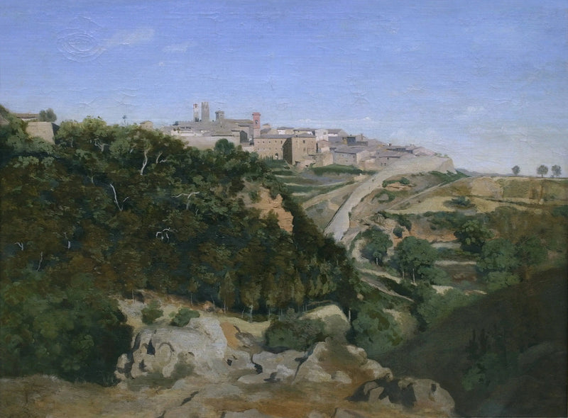 Volterra, belediye - Jean-Baptiste Camille Corot
