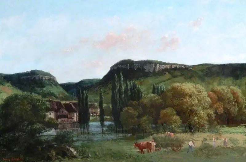 Ornans Manzarası - Gustave Courbet
