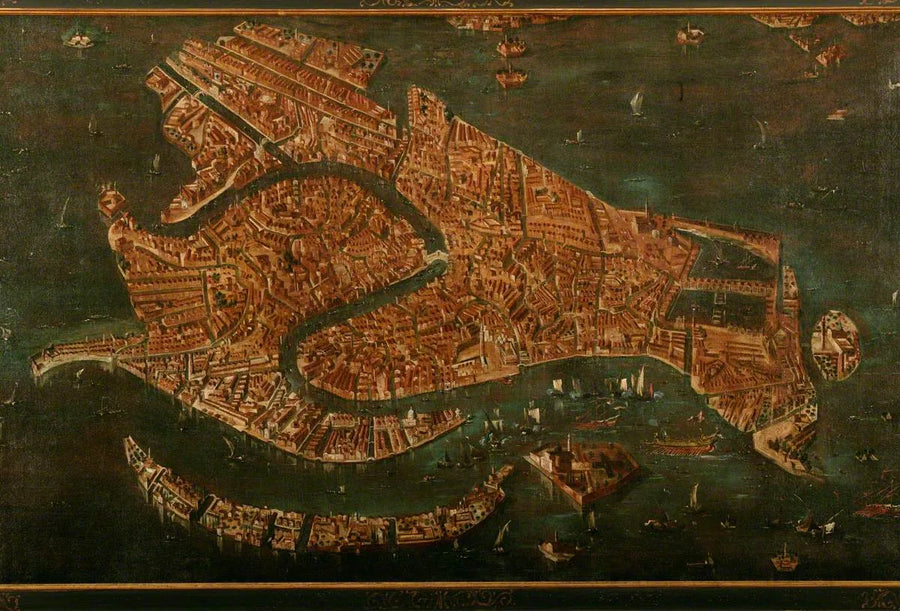 Venice Hava Görünümü - Francesco Guardi
