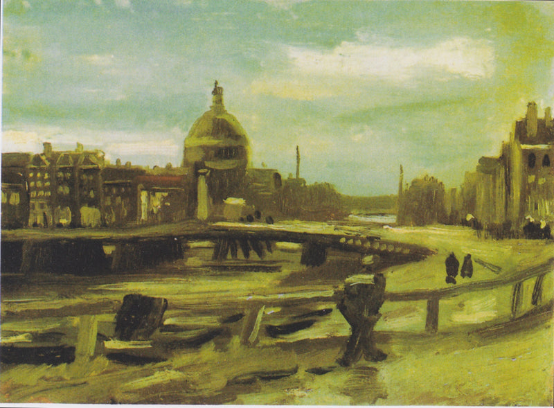 Amsterdam Merkez İstasyonu'ndan Görünüm - Vincent van Gogh