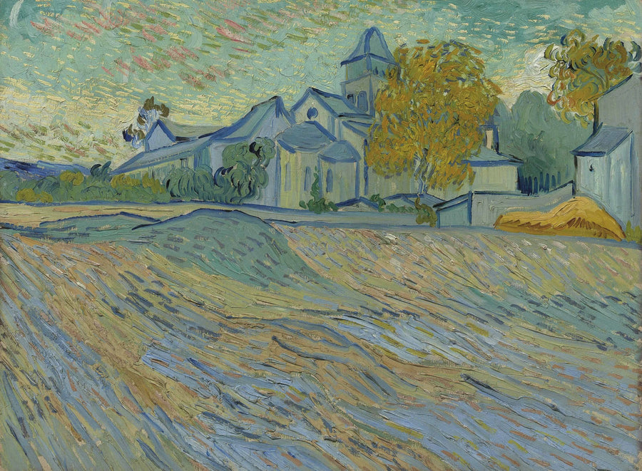 Saint-Rémy Manastırı ve Şapeli Manzarası - Vincent van Gogh