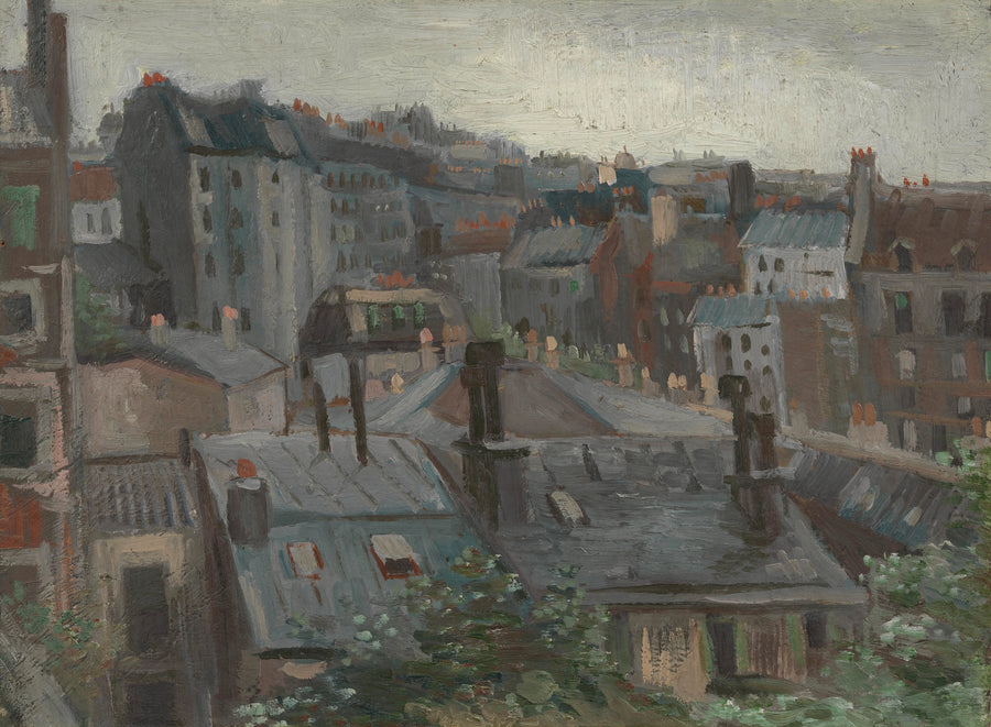 Vincent'in atölyesinden manzara - Vincent van Gogh