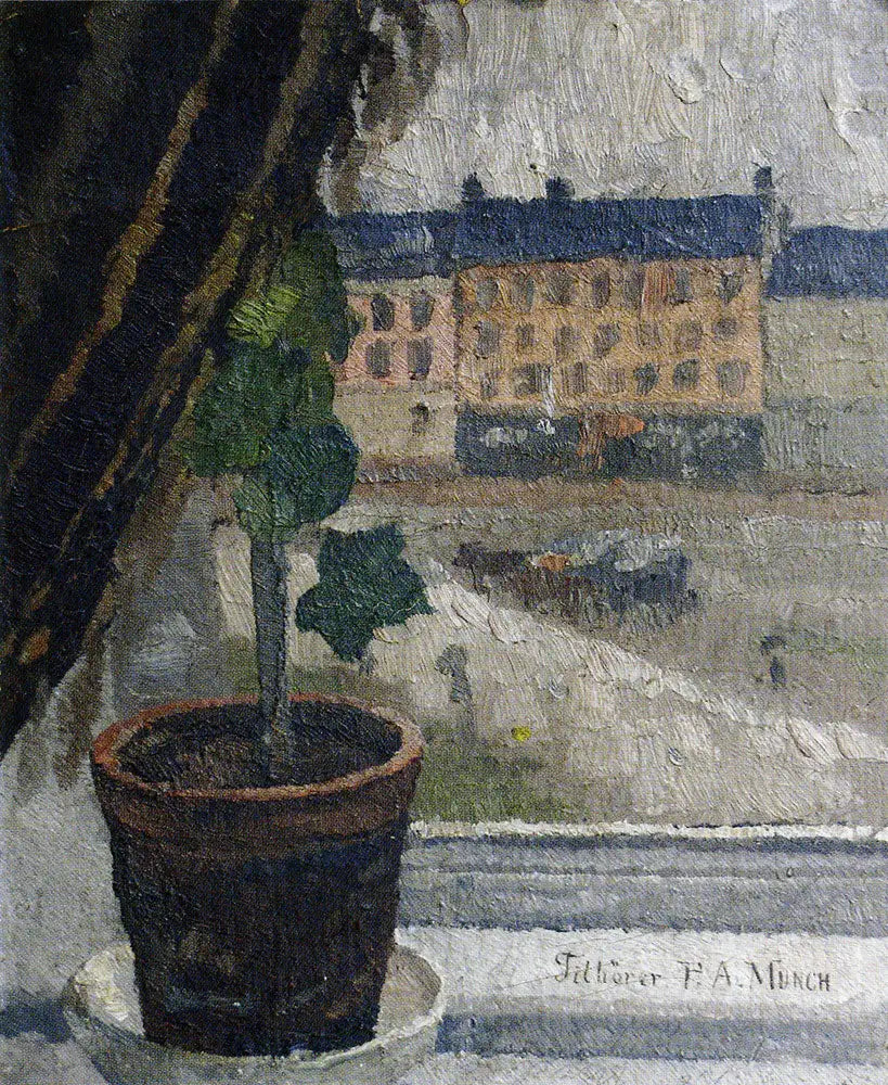 Plajın Ötesinde Görünüm Olaf Rye - Edvard Munch