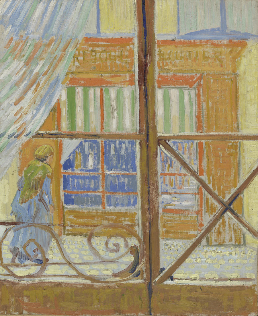 Bir Kasap Dükkanı Manzarası - Vincent van Gogh