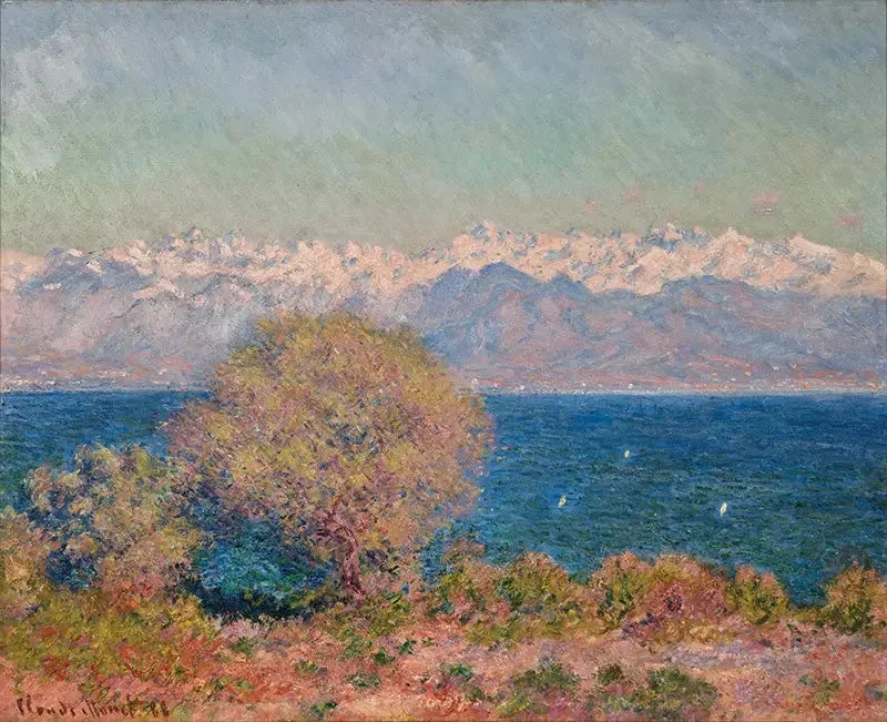 Cap d'Antibes W1175'in görünümü - Claude Monet
