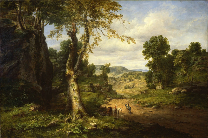 George Inness - Berkshire İlçesi, Massachusetts'ta Bir Eylül Fırtınasından Sonra Dağılan Manzara