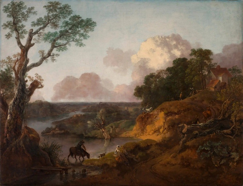 Suffolk'ta Manzara - Thomas Gainsborough