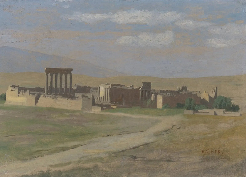 Baalbek Manzarası - Jean-Léon Gérôme