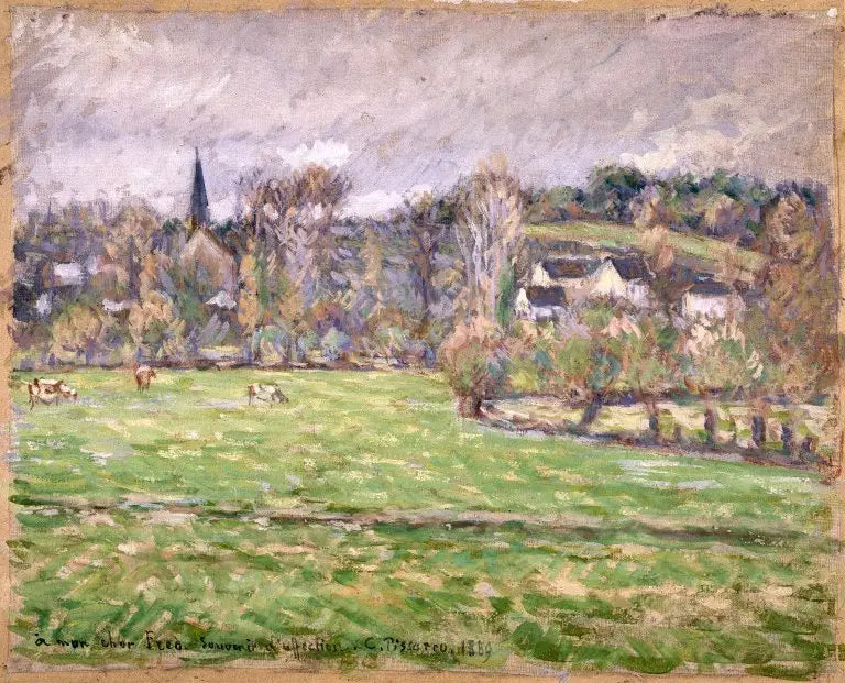 Bazincourt Manzarası - Camille Pissarro