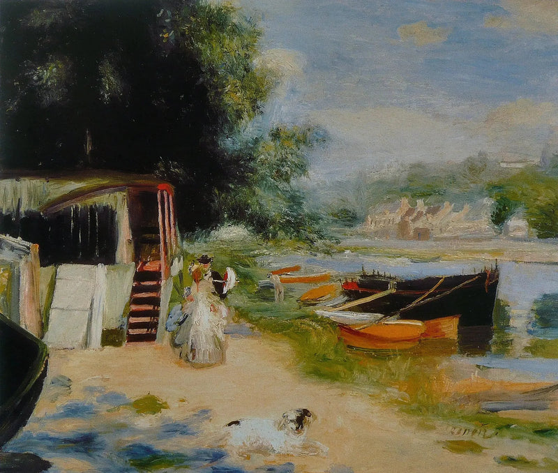 Bougival Manzarası - Pierre-Auguste Renoir