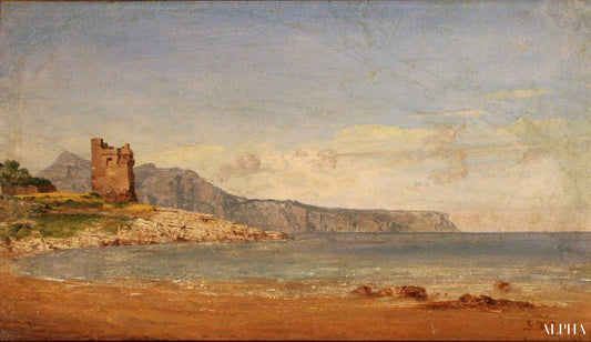 Vue de Capri - Jasper Francis Cropsey - Reproductions de tableaux et peintures haut de gamme