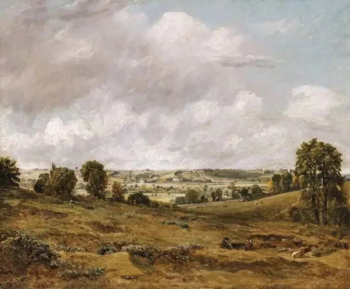 East Bergholt'tan Dedham Vadisi Manzarası - John Constable