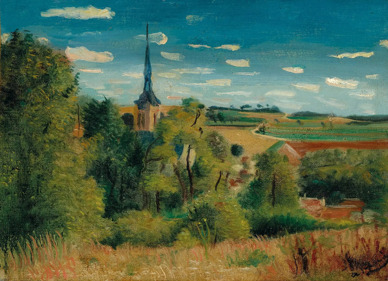Donnemarie-en-Montois Manzarası - André Derain