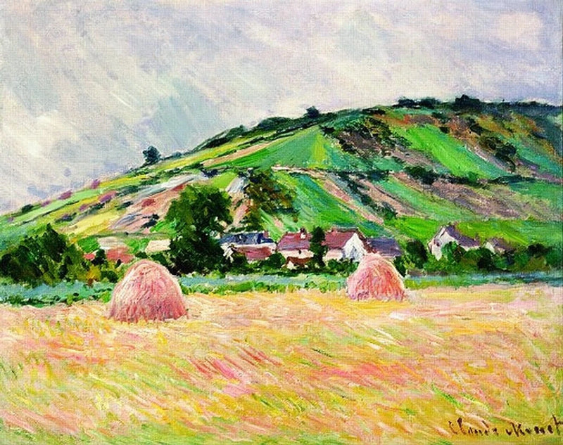 Giverny W1074'ün görünümü - Claude Monet