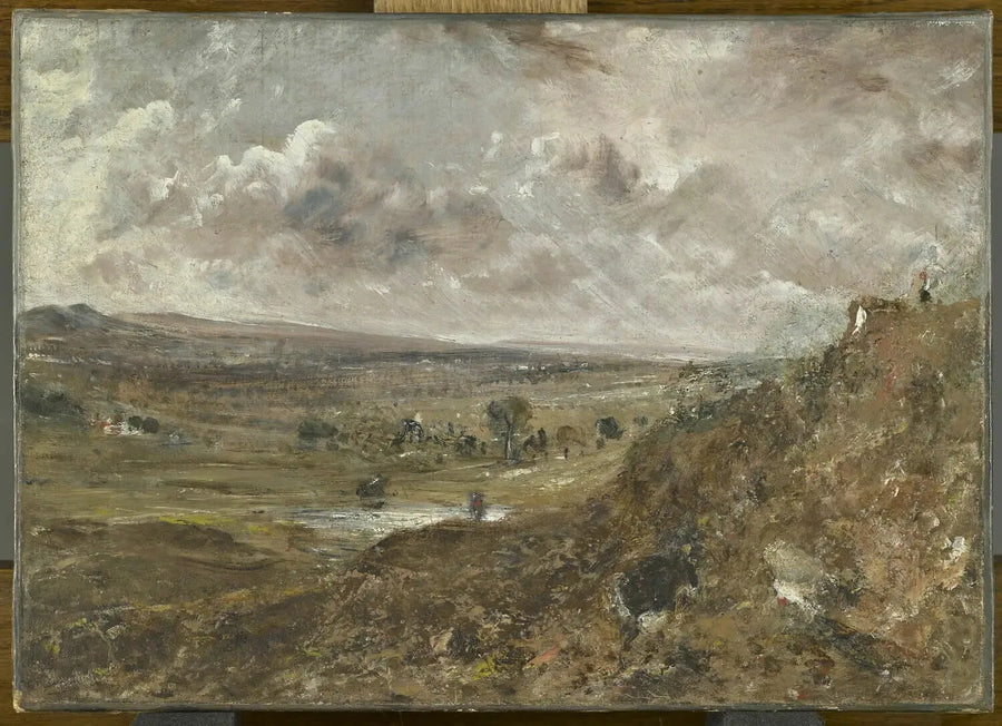Hampstead Heath Manzarası; Fırtına Efekti - John Constable