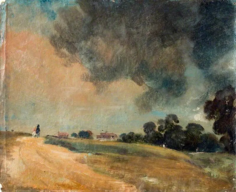 Hampstead Manzarası, doğuya doğru - John Constable