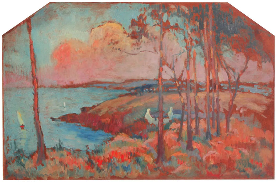 Bréhat Adası Manzarası - Robert Antoine Pinchon