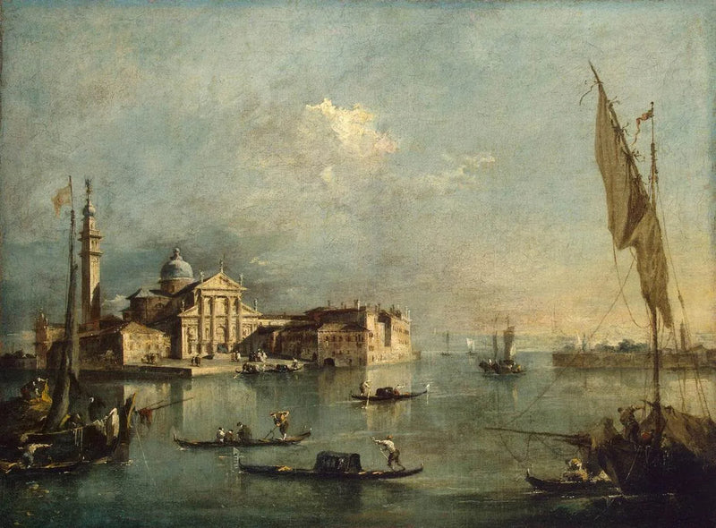 San Giorgio Maggiore Adası Manzarası - Francesco Guardi