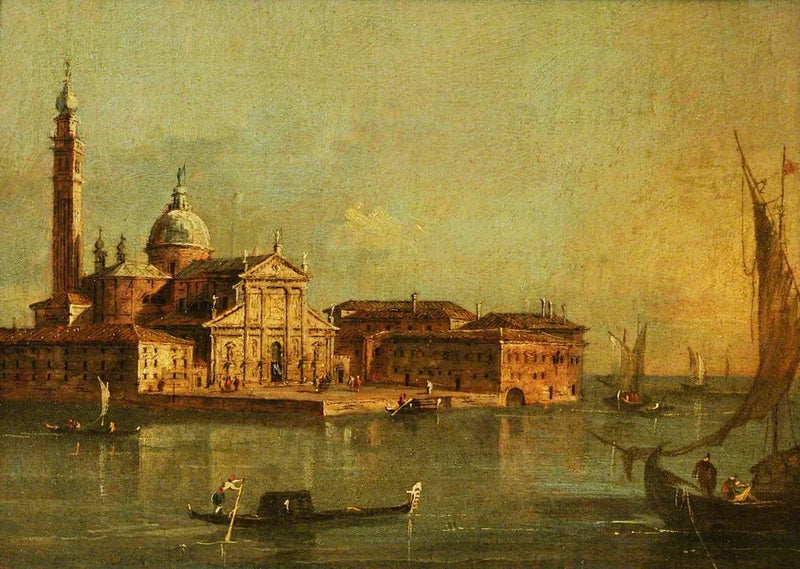 San Giorgio Maggiore Adası Manzarası, Venedik - Francesco Guardi
