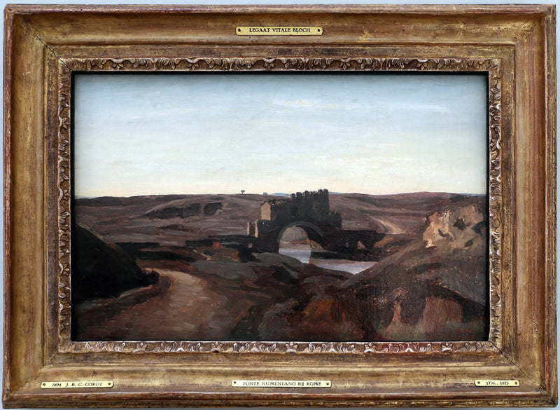 Roma Yakınlarındaki Kırsal Manzara - Jean-Baptiste Camille Corot