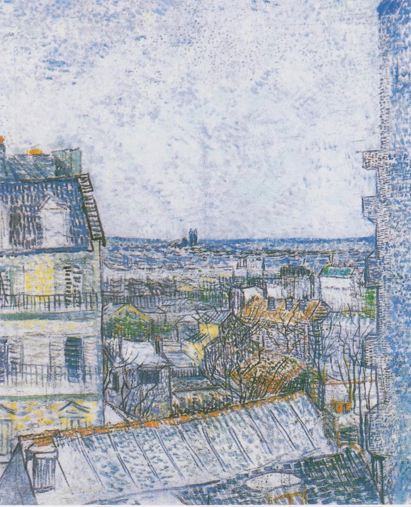 Sanatçının odasının görünümü, Lepic Caddesi - Vincent van Gogh