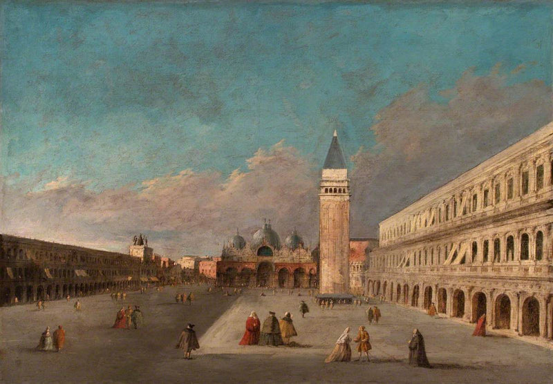 Saint-Marc Meydanı Manzarası, Venedik - Francesco Guardi