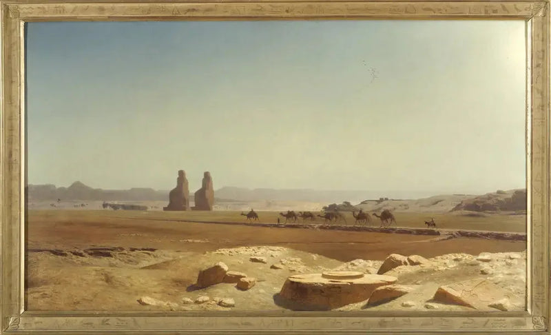 Tebes Ovası Manzarası (Üst Mısır) - Jean-Léon Gérôme