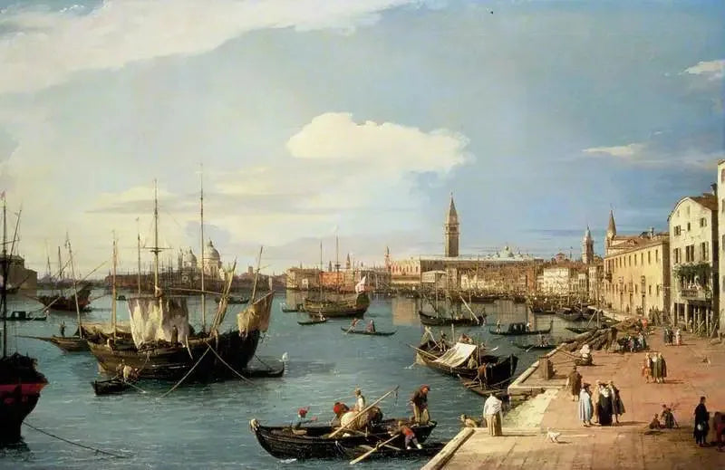 Riva degli Schiavoni Manzarası - Canaletto