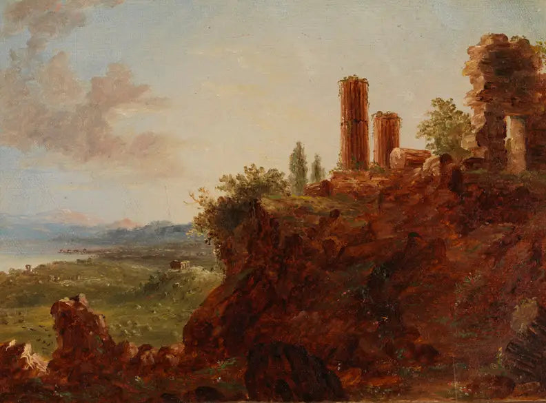 Sicilya Manzarası - Thomas Cole