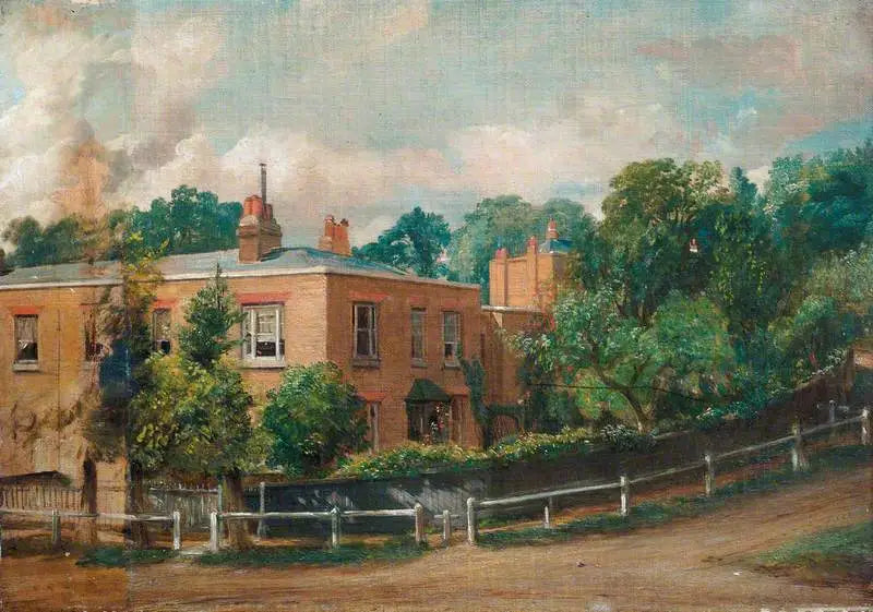 Alt teras görünümü, Hampstead - John Constable