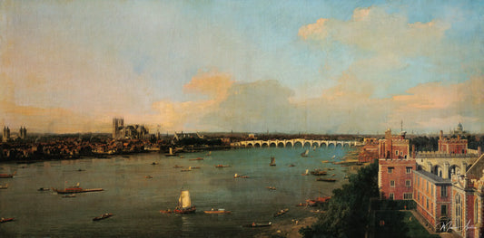 Vue de Londres - Giovanni Antonio Canal - Reproductions de tableaux et peintures haut de gamme