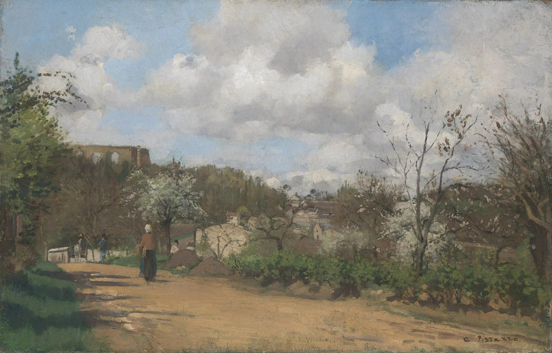 Louveciennes Manzarası - Camille Pissarro