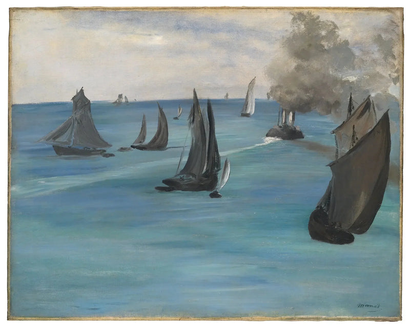 Deniz manzarası, sakin hava - Édouard Manet