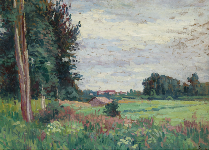 Méréville Manzarası - Maximilien Luce