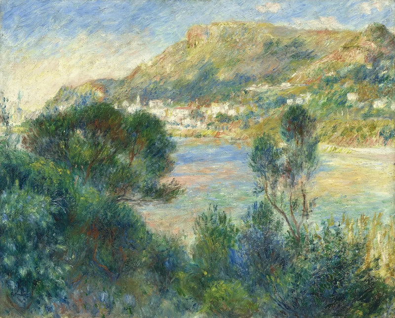 Cap Martin'den Monte Carlo Manzarası - Pierre-Auguste Renoir