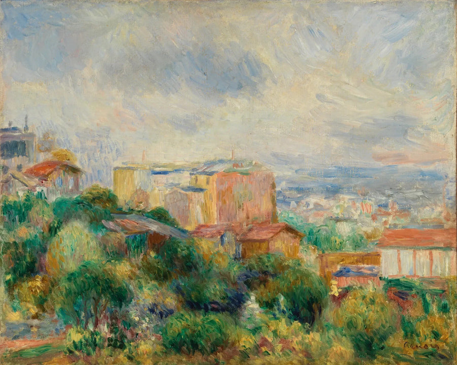Montmartre Manzarası - Pierre-Auguste Renoir