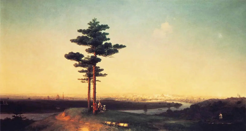 Sıçanlar Tepesi'nden Moskova Manzarası - Ivan Aïvazovski
