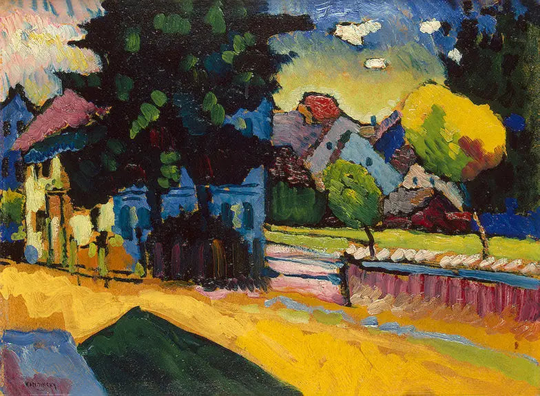 Murnau Manzarası - Vassily Kandinsky