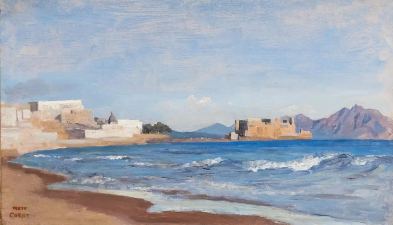 Napoli Manzarası - Jean-Baptiste Camille Corot